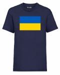 Children's Ukraine National Flag T-Shirt Ages 3-13yrs